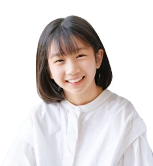 綺麗な歯並びの女の子